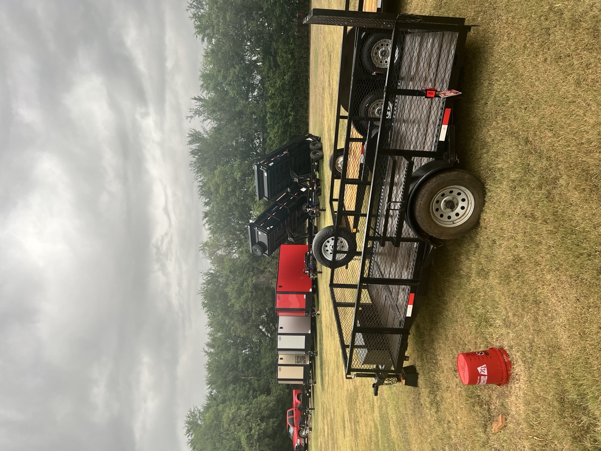 WrightWay Trailer Rentals full fleet including utility trailers dump trailers and enclosed trailers in Blanchard Oklahoma