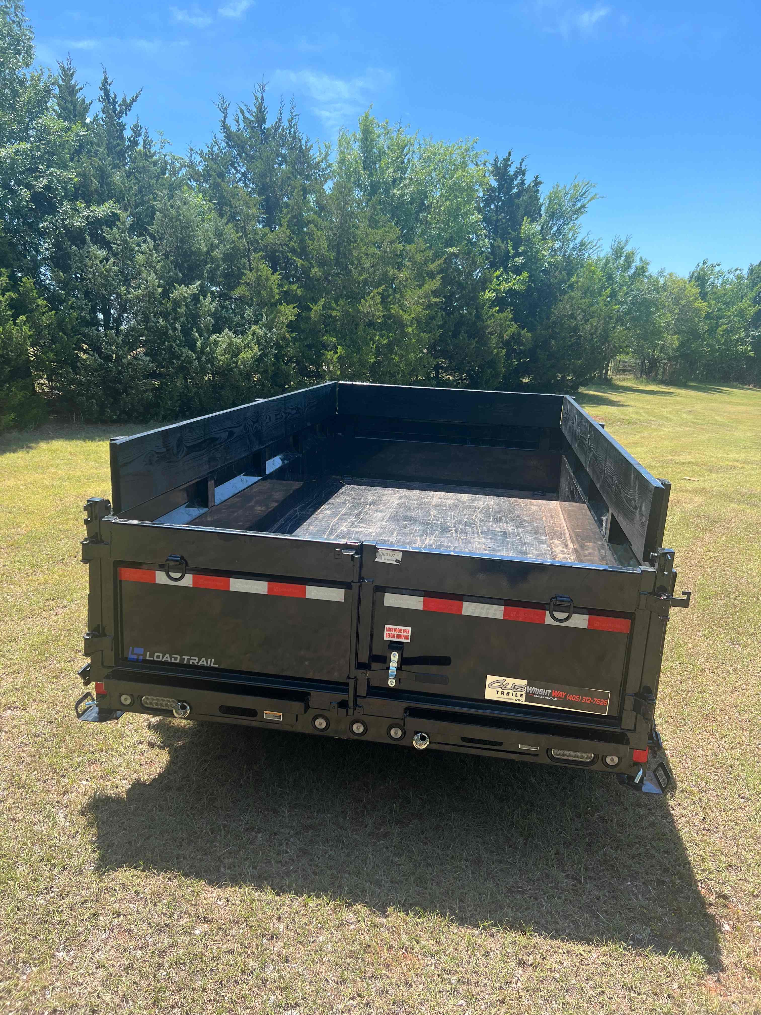 2026 Load Trail 14 foot dump trailer for rent in Blanchard Oklahoma